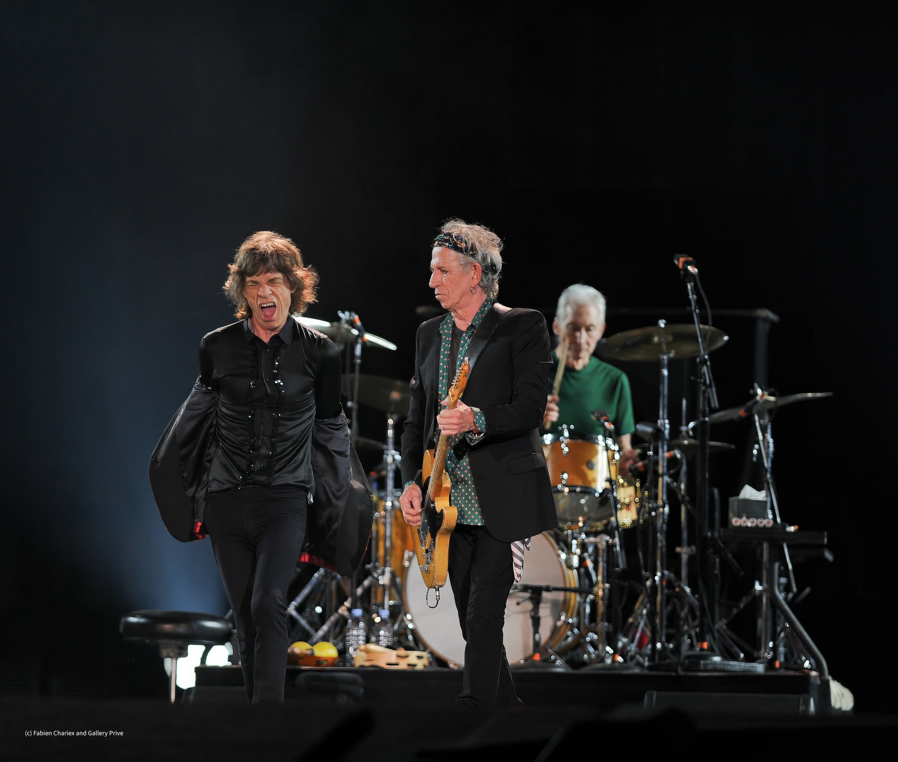 The Rolling Stones — Stage Fire — AP Issue